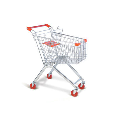 qualità  Cheap Folding European Metal Supermarket Shopping Trolley Grocery Cart For Sale fabbrica
