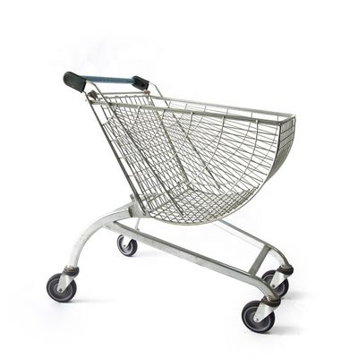 qualità  Custom Korean round fshion style round shopping cart Shunhong shopping cart escalator shopping trolleys for supermarket fabbrica